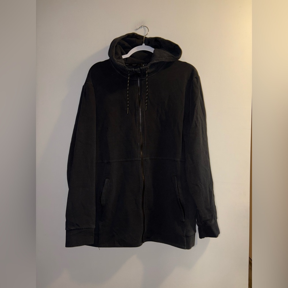 Matrix | Black Zipper Hoodie (Mens)